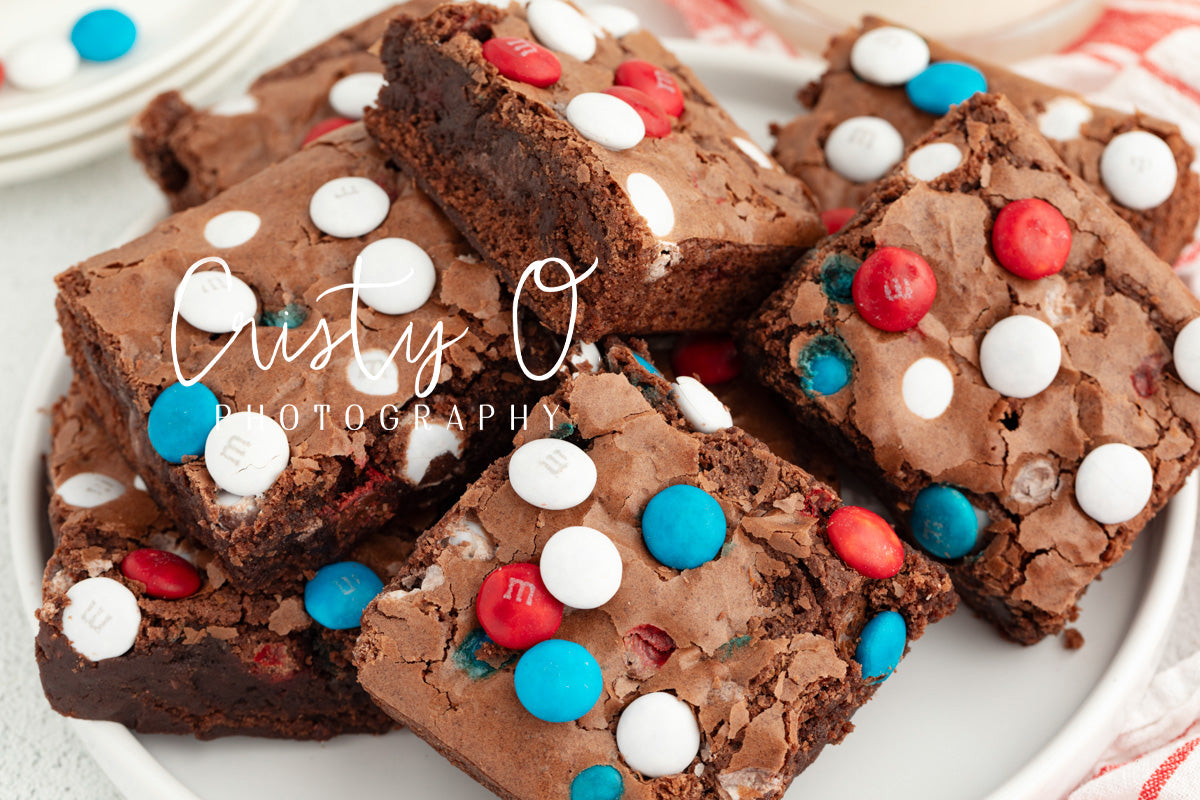 Easy Patriotic Brownies- Exclusive