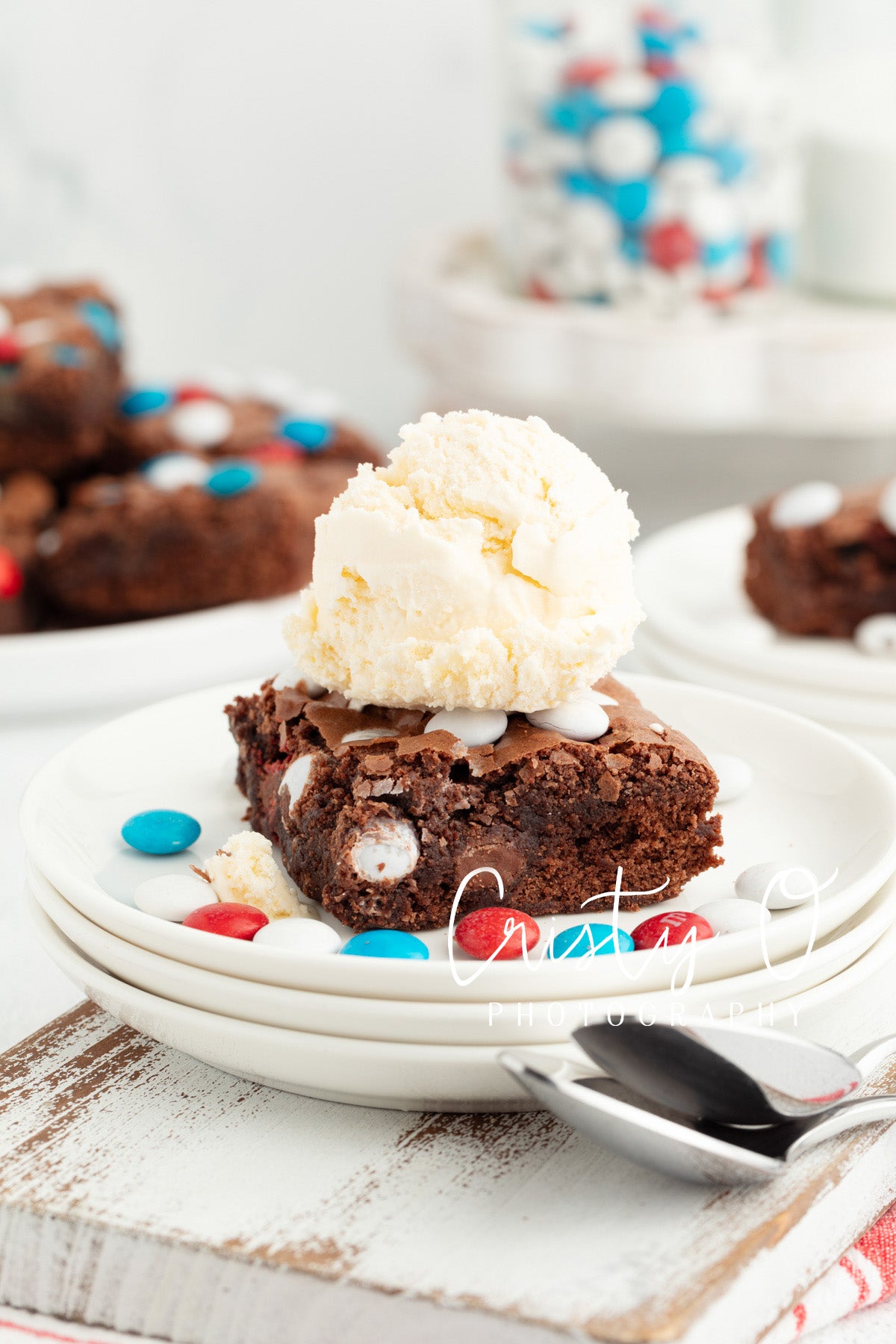 Easy Patriotic Brownies- Exclusive