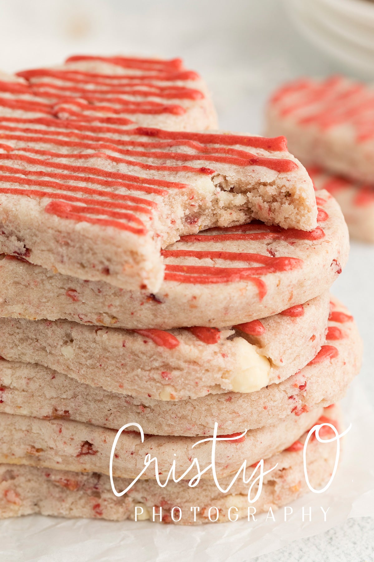 Strawberry White Chocolate Chip Sugar Cookies- Exclusive