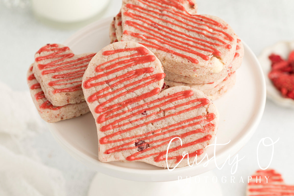 Strawberry White Chocolate Chip Sugar Cookies- Exclusive