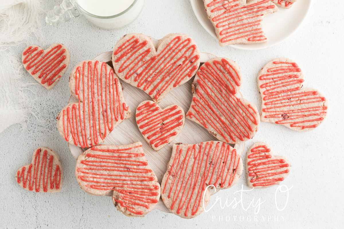 Strawberry White Chocolate Chip Sugar Cookies- Exclusive