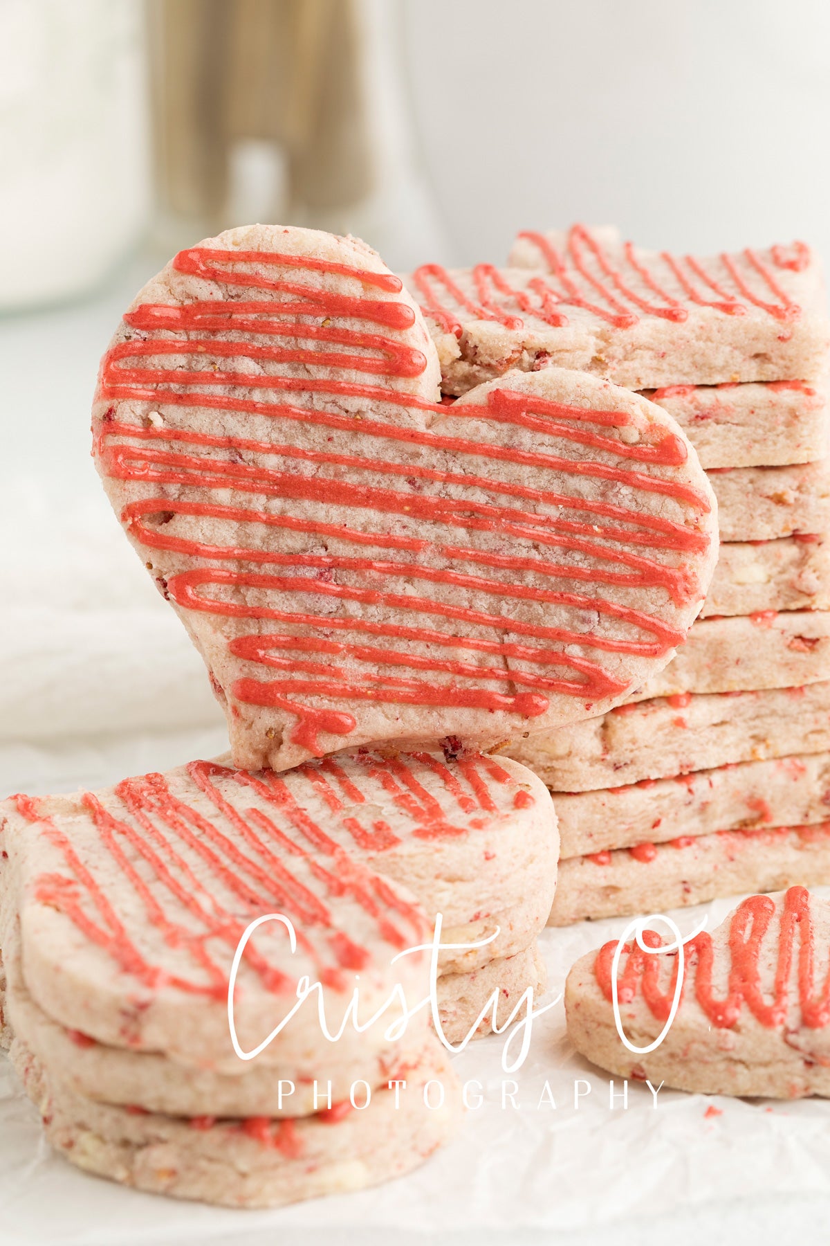 Strawberry White Chocolate Chip Sugar Cookies- Exclusive