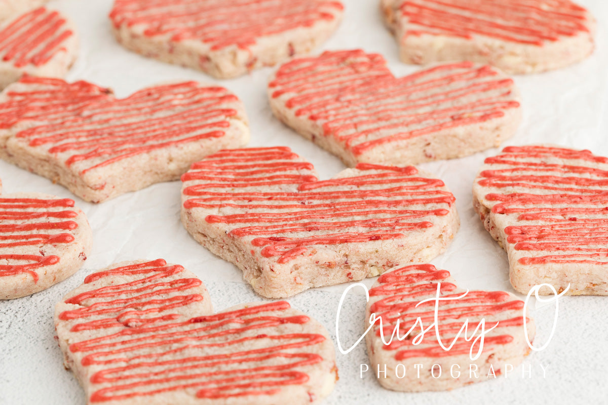 Strawberry White Chocolate Chip Sugar Cookies- Exclusive