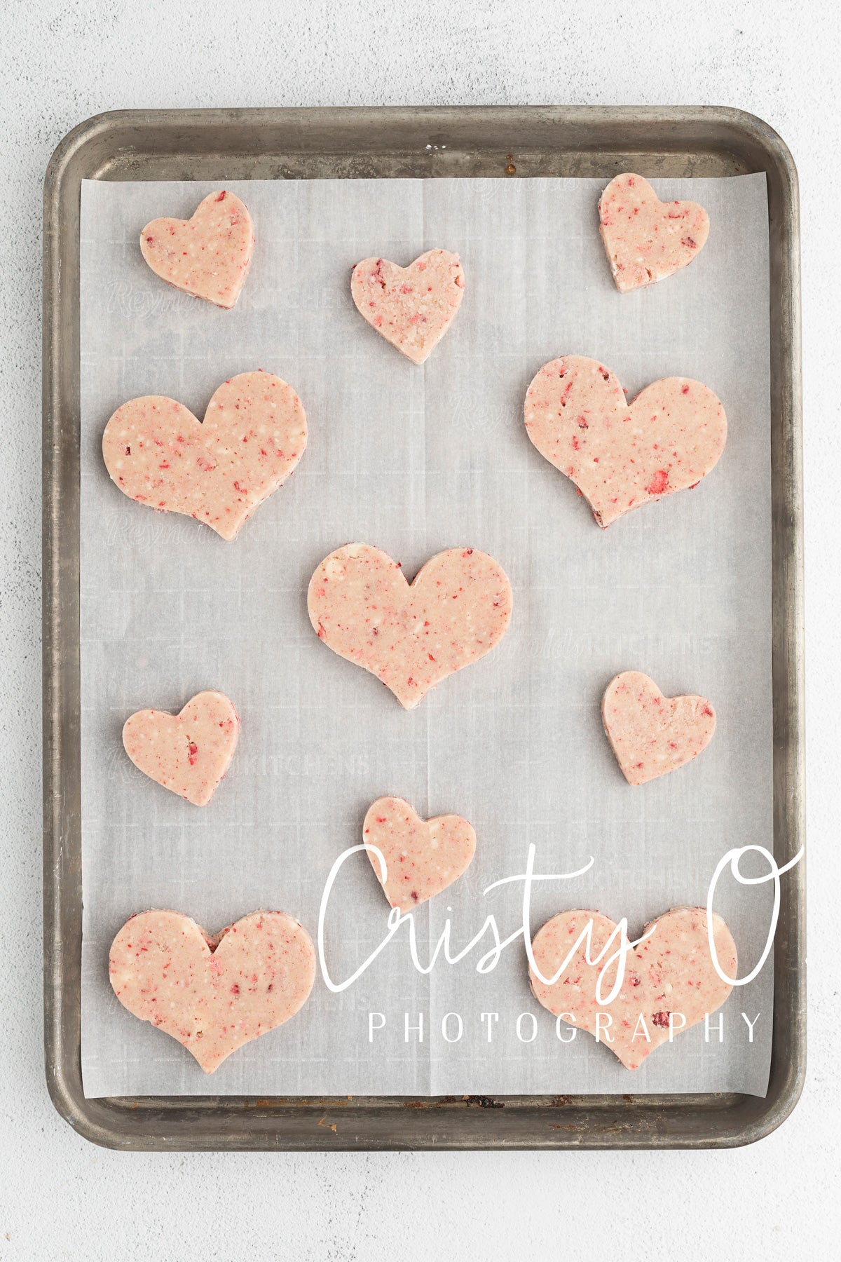 Strawberry White Chocolate Chip Sugar Cookies- Exclusive