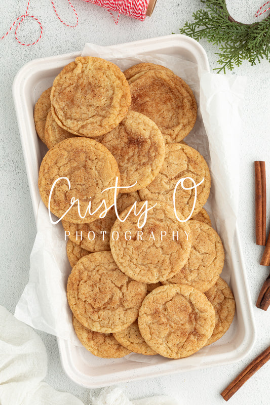 Eggnog Snickerdoodle Cookies- Exclusive